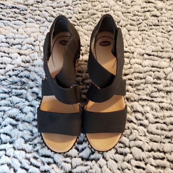 Dr. Scholl's Vacay Wedge Sandals Black Women's 8 - Picture 4 of 4